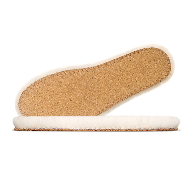Senthmetic Thick Sheepskin Fleece Insoles Warm Lambswool Footbeds for Shoes Boots Slippers
